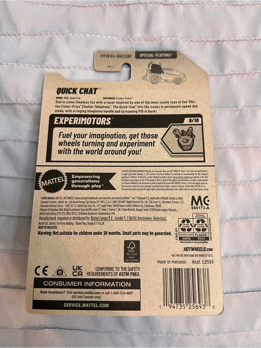 Hot Wheels official quick